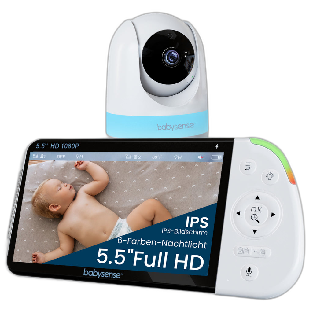Babysense PRO MaxView Babyphone mit einer Kamera