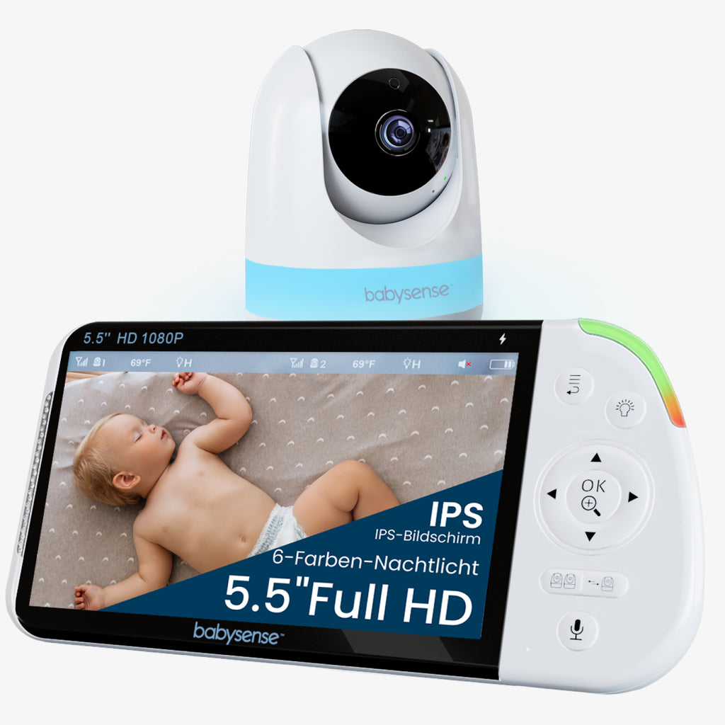 Babysense PRO MaxView Babyphone mit einer Kamera