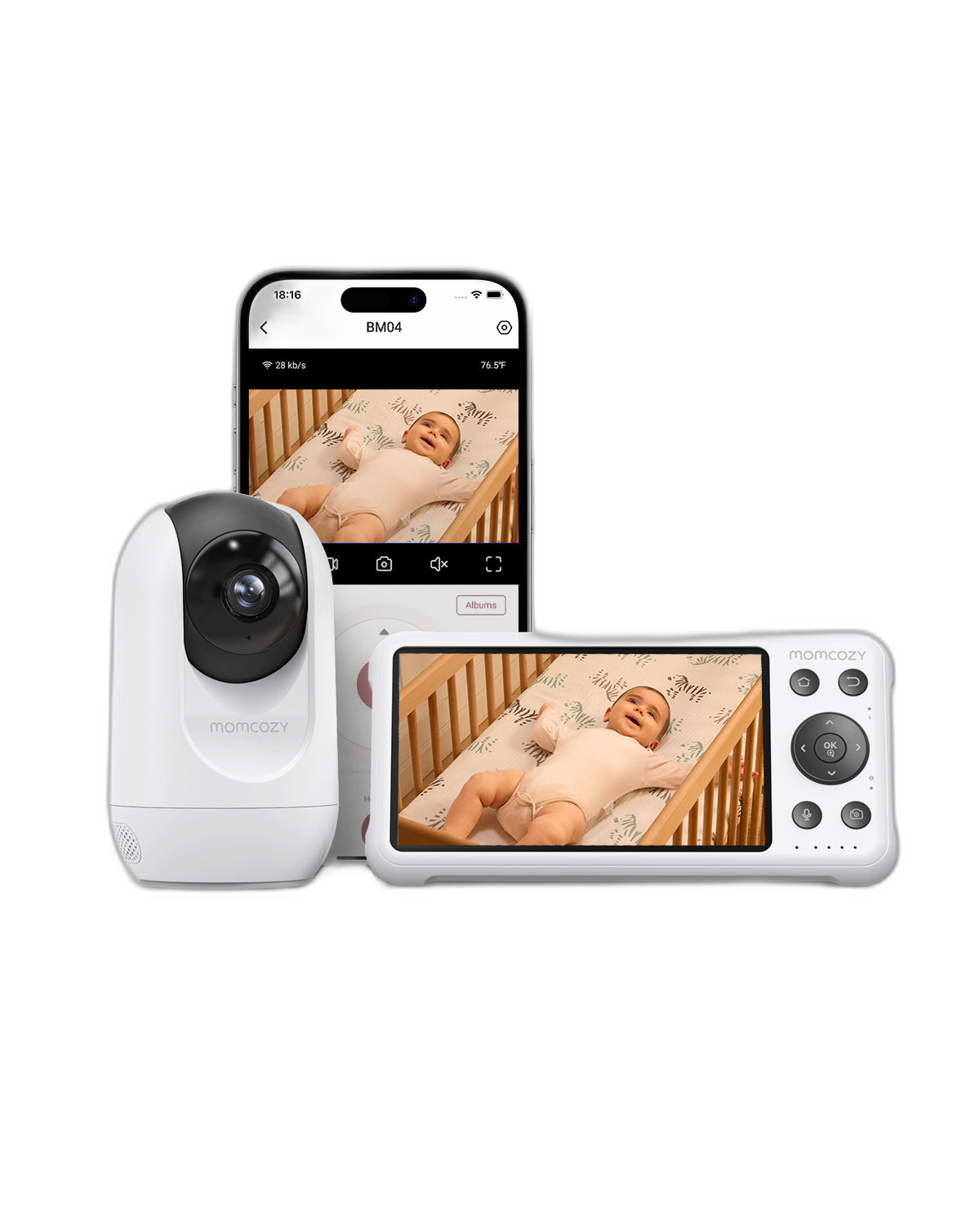 Smartes Babyphone mit zwei Kameras und App