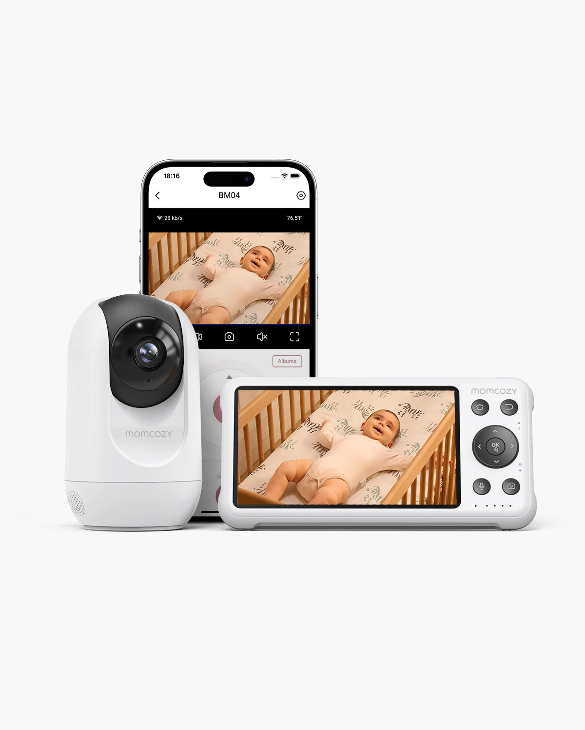 Smartes Babyphone mit zwei Kameras und App