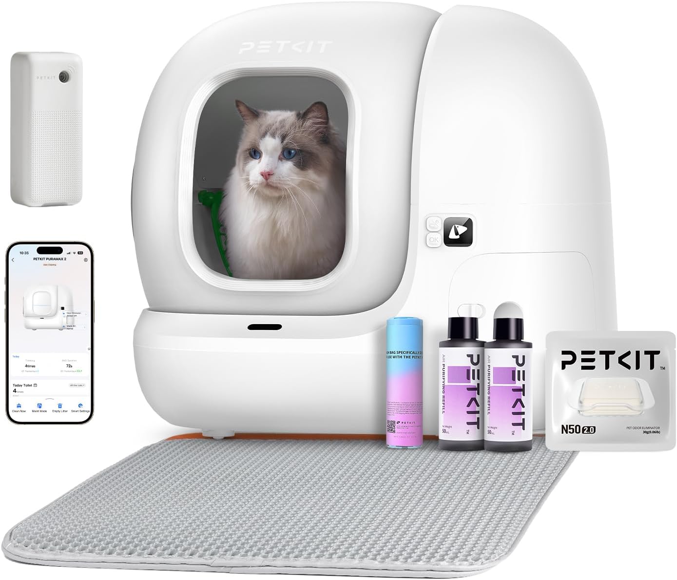 PETKIT Pura Max 2 litière autonettoyante