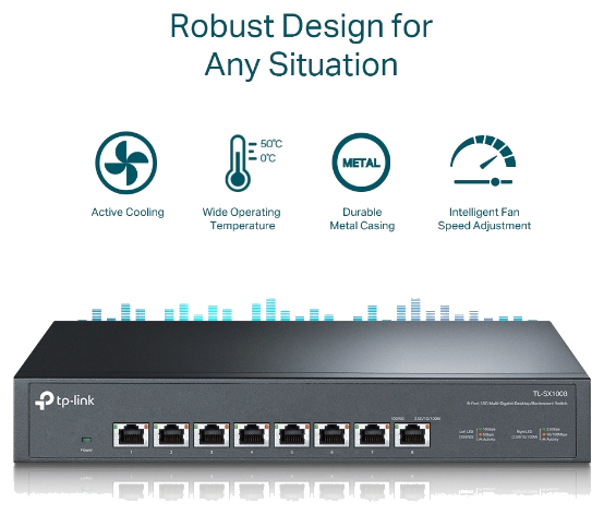 TP-Link TL-SX1008 10G Ethernet switch