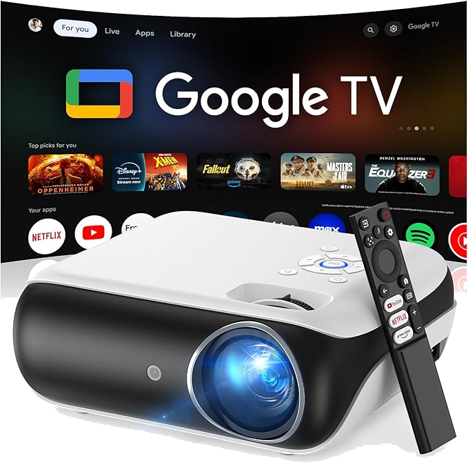 HAPPRUN 4K Supported Outdoor Projector projector