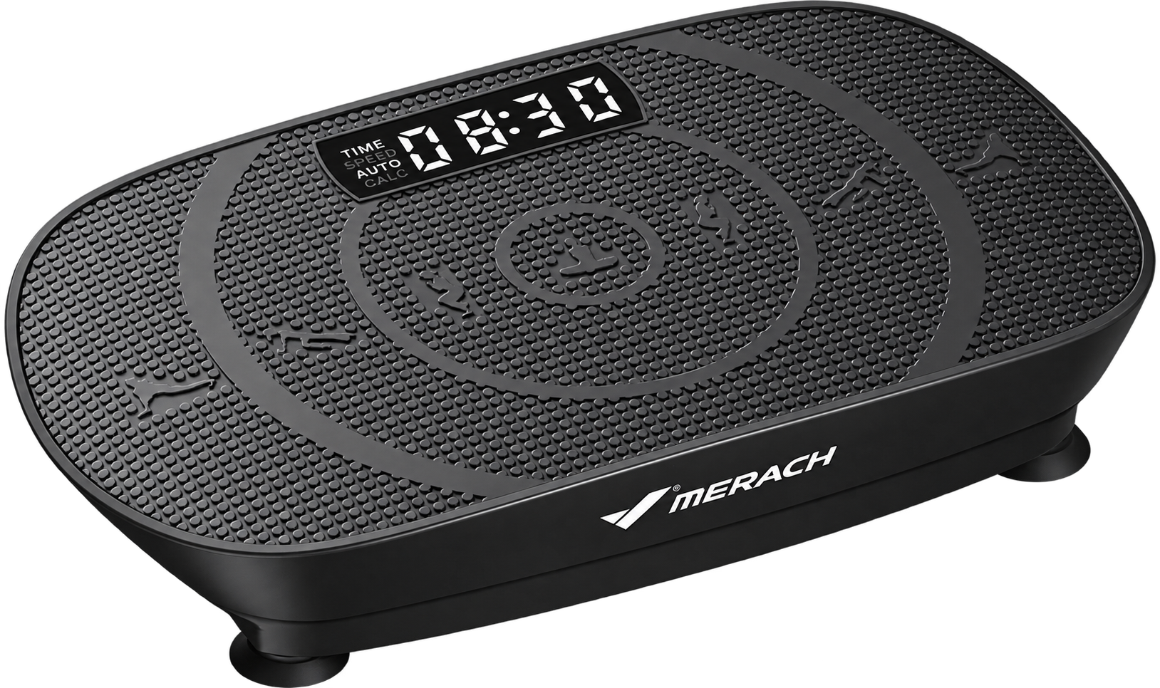 Black MERACH CV30 vibration plate with LED display