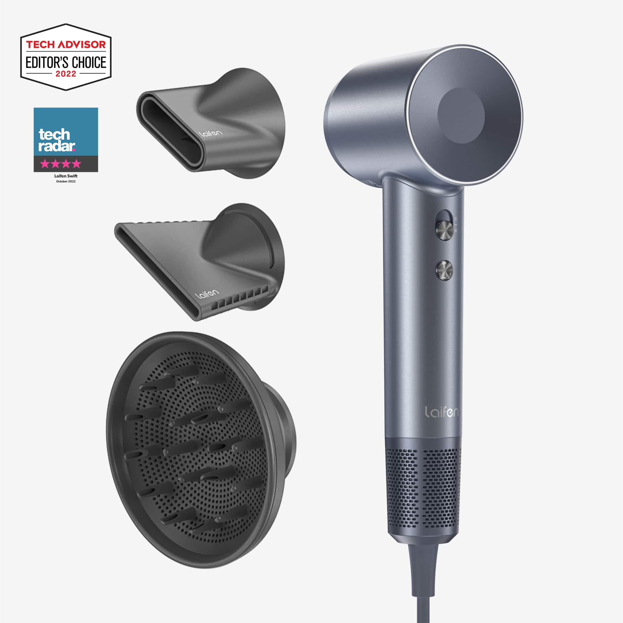 Laifen Swift Special (HD501) Hair Dryer in silver