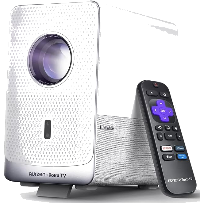 Aurzen Roku TV D1R Cube projector